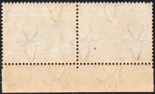 Union of SA - 1927 SACC37 2s6d - GREEN and BROWN INSCRIPTIONAL PAIR(P14) -  MM -  CV R9000