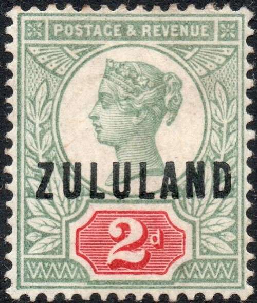 Zululand - SACC3 2d Grey-green and Carmine MM CV R600