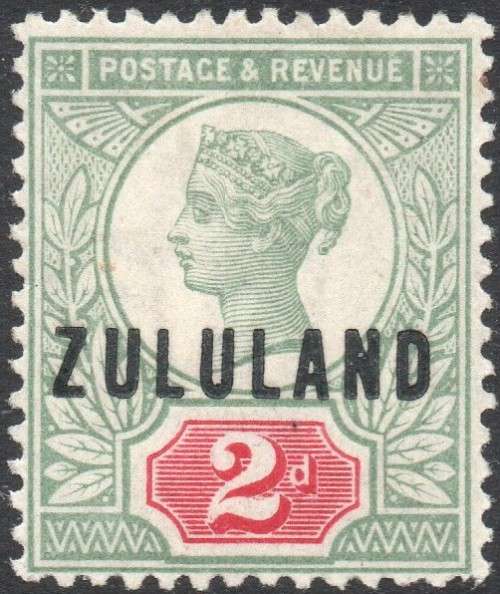 Zululand - SACC3 2d Grey-green and Carmine MM CV R600