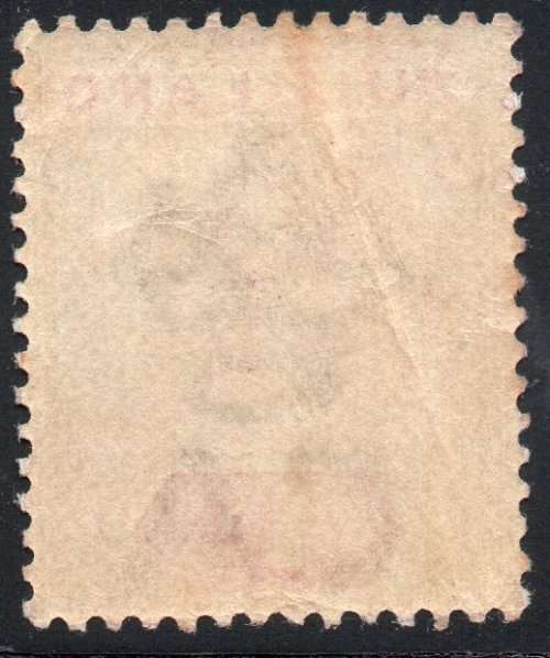 Zululand 1894-6 SACC15a  1d MAUVE and CARMINE WITH ``SHAVED Z``  MM CV R3500