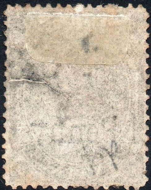 TRANSVAAL 1879 SACC170 1d on 6d SURCHARGED IN BLACK VFU CV R4500+