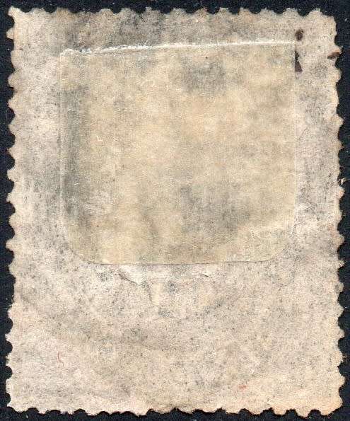 TRANSVAAL 1879 SACC166 or SACC168 : 1d on 6d SURCHARGED IN BLACK VFU