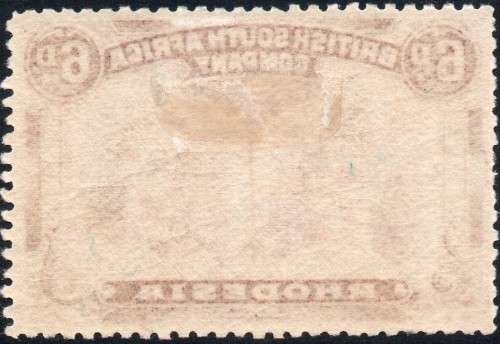 RHODESIA (B.S.A.C.) SACC145 : 6d BROWN and PURPLE - MM
