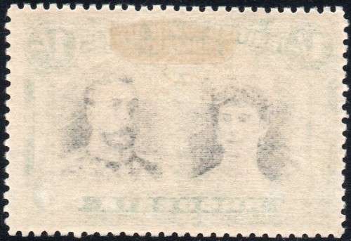 RHODESIA (B.S.A.C.) SACC151a : 1/- BLACK and DEEP BLUE-GREEN - MM CV R5500