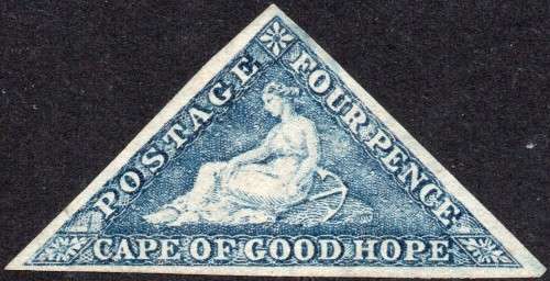 Cape of Good Hope 1864 SACC15c - 4d Steel Blue - SUPERB MINT - Rare - CV R100000