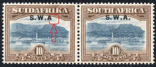SWA SACC90a  BLUE & BROWN - NO STOP AFTER ``A`` - PERF UP - MM - CV R9000