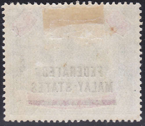 Federated Malay States 1900 sg12 $20 GREEN & CARMINE - MM