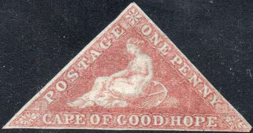 Cape of Good Hope : 1853 SACC1a 1d DEEP BRICK-RED - MINT/UNUSED CV R200000