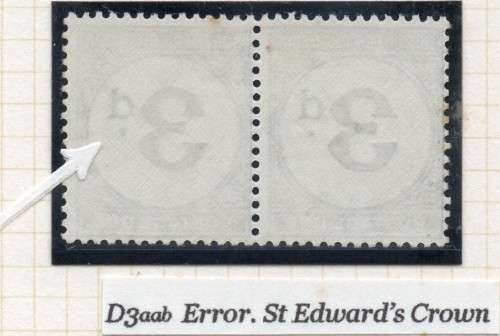 Northern Rhodesia SACC3a/3ab 1d Black LH Stamp with ``Error of Watermark`` - SCARCE