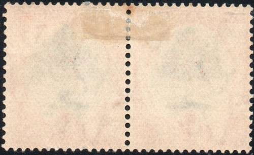 Union of SA : 1937 SACC60c(var) 6d GREEN & VERMILLION - ``FALLING LADDER`` VARIETY`` MM(HR)