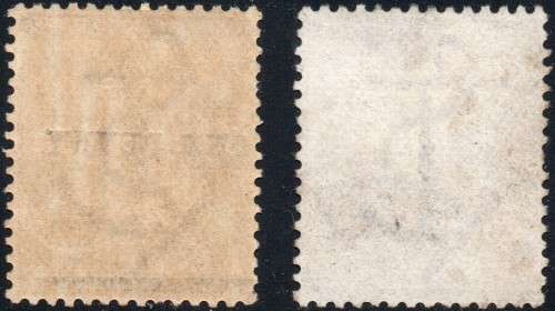 Cape of Good Hope : SG57b : 1d on 2d Pale/Deep Bistre, Mint & Used  - NO STOP AFTER PENNY
