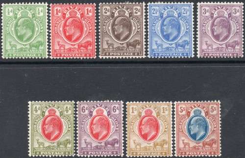 OFS/ORC - 1903-4 SACC84-92 COMPLETE SET TO 5/- , VERY FINE LMM CV R4840