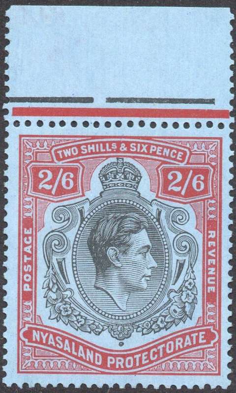 NYASALAND 1938-44  SG140 2s6d Black and Red/Blue - **SUPERB UNMOUNTED MINT**