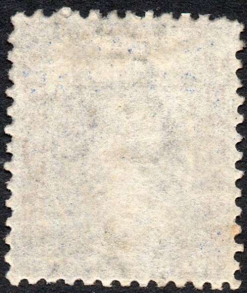 NATAL 1872 SACC66 3d BRIGHT BLUE WITH O/P IN RED - CV R3500