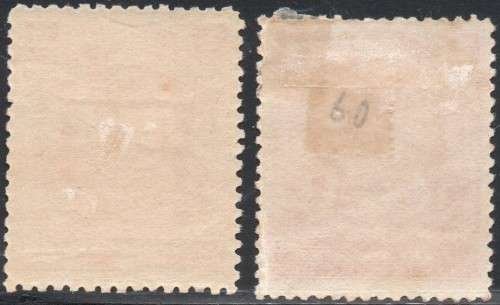 BSAC / RHODESIA 1898-1908 SACC69-70 1d ROSE & 1d RED DUO MM CV R600