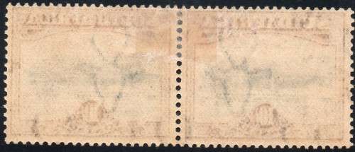 SWA LONDONS SACC90a 10/- BLUE & BROWN PAIR - NO STOP AFTER ``A`` - CV R9000