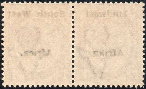 SWA TYPE VI SACC47 1s6d VIOLET PAIR - UM- CV R650