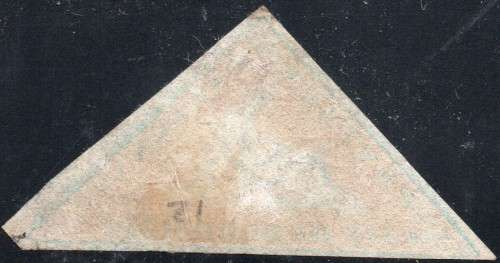 CAPE OF GOOD HOPE SACC3b 1d BROWN-RED ON SLIGHTLY BLUED PAPER -  VFU CV R13000
