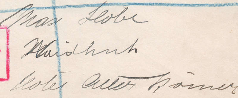 SWA 1916 FORERUNNER - REGISTERED COVER TO WINDHOEK WITH 6d (SA10) BO4 MANUSCRIPT CDS