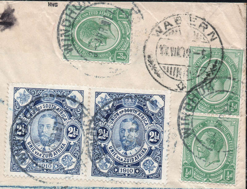 SWA FORERUNNER - 1917 REGISTERED COVER WINDHUK TO BERN, FORWARDED TO HANOVER - SEE BELOW