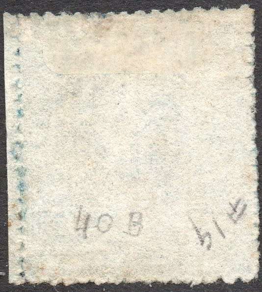 NATAL 1869(type III) SACC42 3d BLUE(o/p 12¾mm long) - Fine Used (marginal) - CV R12000