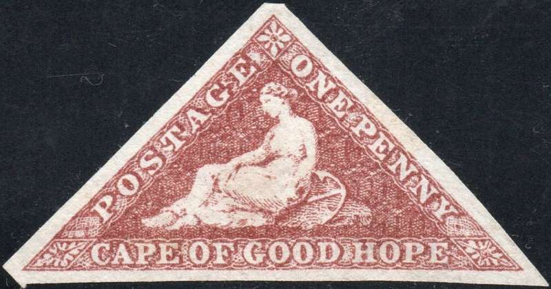 Cape of Good Hope : SACC14a - 1d  Deep Brown Red - Unused - CV R30000