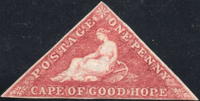 Cape of Good Hope SACC5b 1d DEEP ROSE - VERY FINE MNG CV R50000