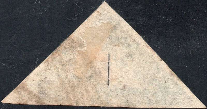 Cape of Good Hope 1862 - SACC7d :  6d SLATE PURPLE - FINE USED - CV R32000