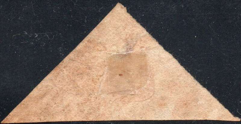 Cape of Good Hope SACC5 : 1d BRICK ON CREAM TONED PAPER - FINE USED CV R30000