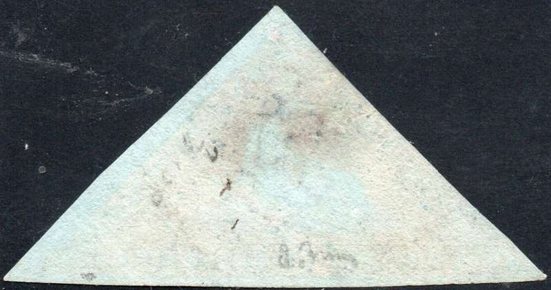 Cape of Good Hope SACC1 1d PALE BRICK RED ON DEEPLY BLUED PAPER - SUPERB USED - CV R14000