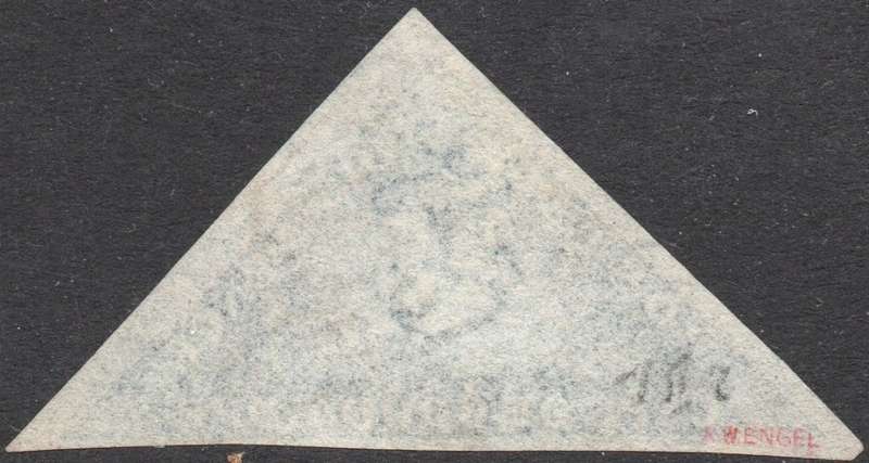 CAPE OF GOOD HOPE 1864 SACC15 - 4d DEEP BLUE - VFU - CV R3000+