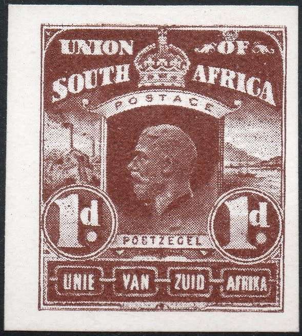Union of SA - 1d MACKAY ESSAY IN BROWN - RARE