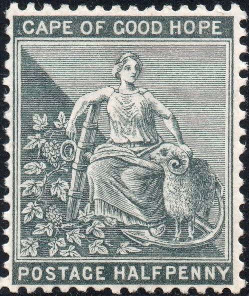 CAPE OF GOOD HOPE 1886 ½d BLACK - UM - CV R300