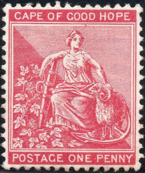 CAPE OF GOOD HOPE 1885 1d CARMINE-RED - MM - CV R300