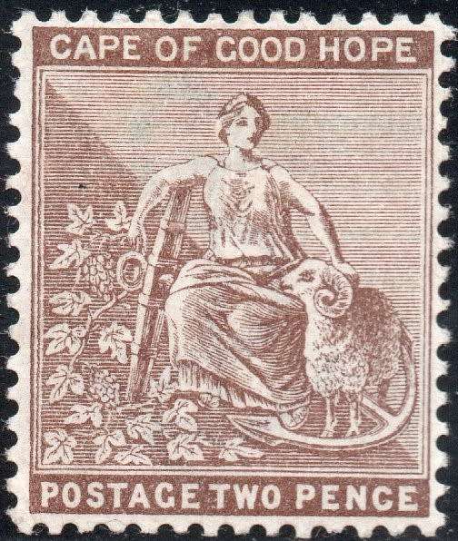 CAPE OF GOOD HOPE 1884 2d DEEP BISTRE - MM - CV R300