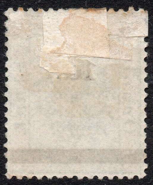 OFS 1881 SG22 1d ON 5/- GREEN WITH O/P TYPE ``b`` - MM