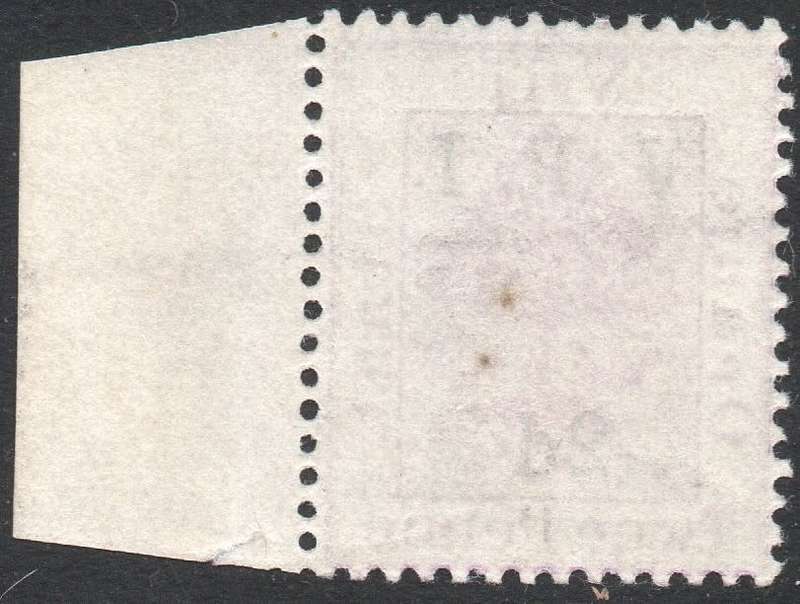 OFS 1900 SACC71 2d on 2d BRIGHT MAUVE(THICK `V`) **UNMOUNTED MINT** - CV R500