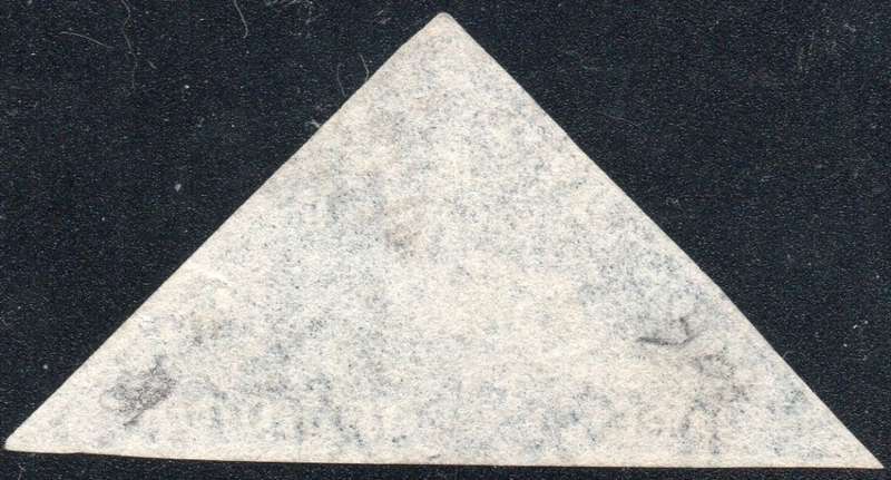 CAPE OF GOOD HOPE 1864 SACC15aa - 4d BLUE WITH SIDEWAYS WM - VFU - CV R13000