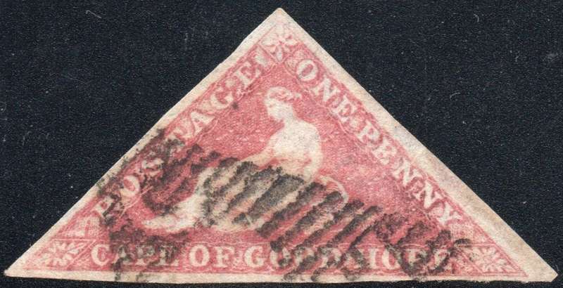 Cape of Good Hope - SACC5a - 1d PALE ROSE - VFU CV R10000