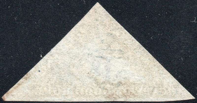 CAPE OF GOOD HOPE 1855 SACC6 - 4d BLUE - VFU - CV R1600+