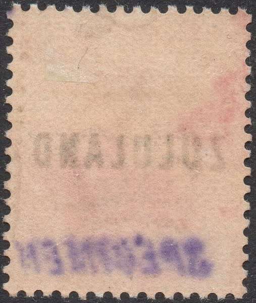 ZULULAND 1888 SACC1s ½d DEEP VERMILLION ``SPECIMEN`` CV R1500