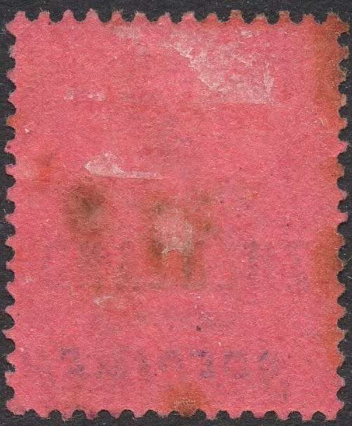 ZULULAND 1888 SACC8s 6d PURPLE ON ROSE-RED PAPER ``SPECIMEN``