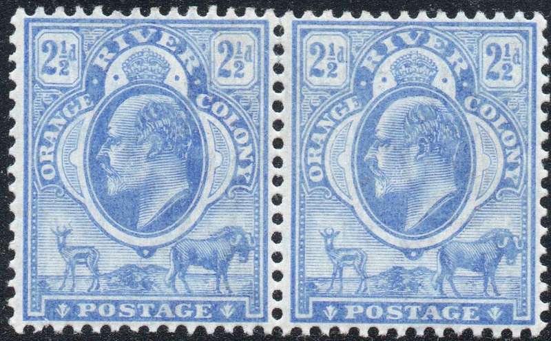 ORC 1903 SACC87 2½d BRIGHT BLUE WM CROWN CA UM CV R440