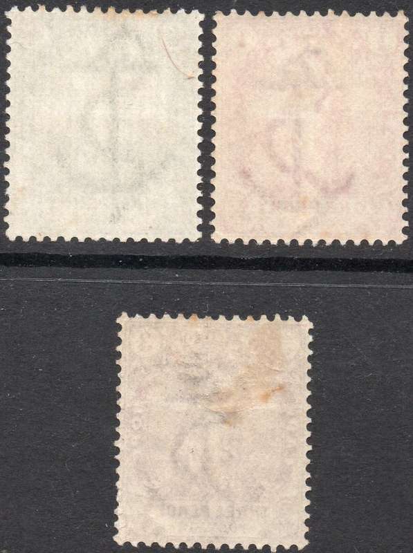 Cape of Good Hope : 1893-1902 SACC53-5 SET OF THREE -  MM CV R450