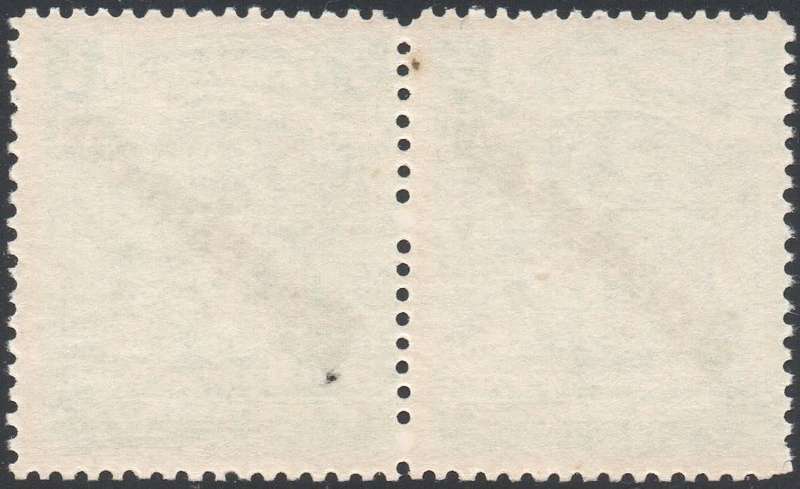 BSAC / Rhodesia : ½d DEEP GREEN ``SPECIMEN`` PAIR  - UM