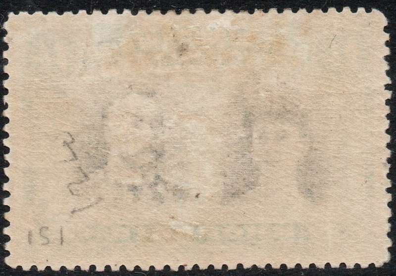 RHODESIA 1910-13 SG151a 1/- BLACK & DEEP BLUE-GREEN - P14 - CV R6500