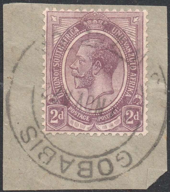 SWA : FORERUNNERS - SACC SA5 2d PURPLE - SUPERB USED ON PIECE - SEE SCAN