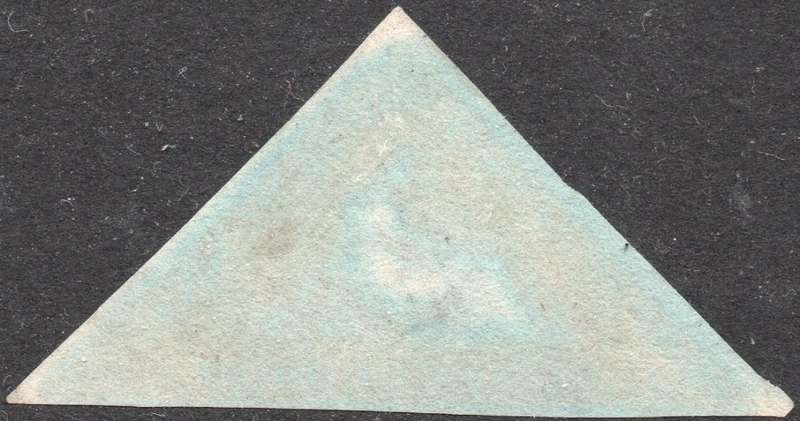 Cape of Good Hope SACC1  1d PALE BRICK RED , DEEPLY BLUED PAPER VFU CV R14000