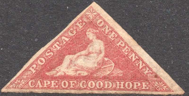 CAPE OF GOOD HOPE  SACC5a : 1d (PALE) ROSE-RED - MM - CV R50000