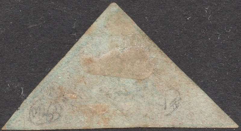 Cape of Good Hope : 1853 SACC1a 1d DEEP BRICK RED - FINE USED - CV R14000